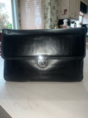 Zara Man Genuine Leather Portfolio Clutch